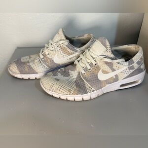 Nike SB Stefan Janoski Max iD Desert Camo Sneakers - Rare Women’s Sz 7.5